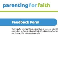 Feedback form