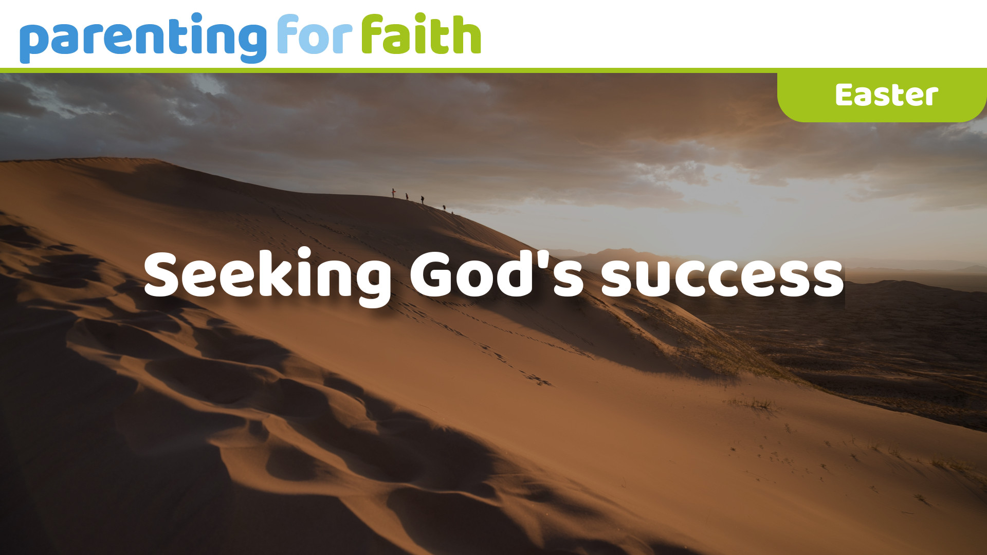Seeking Gods success week 3