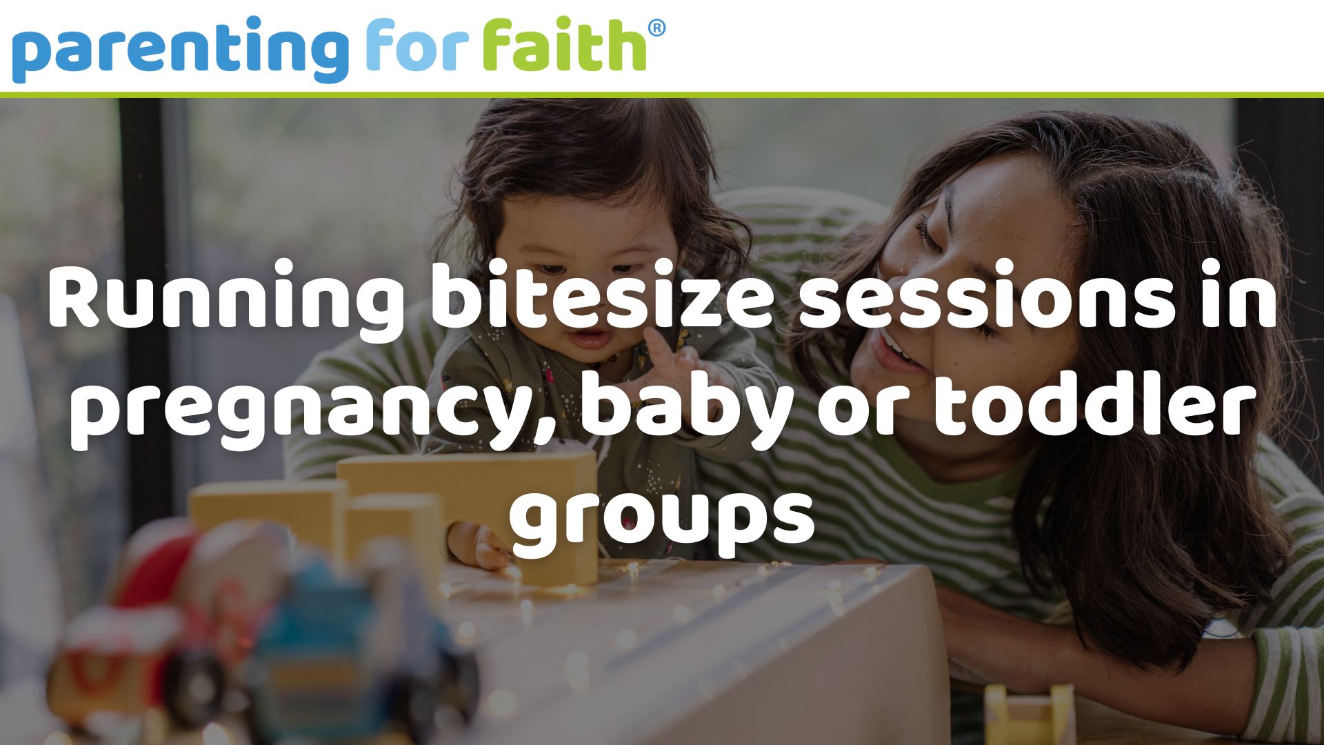 Running bitesize sessions in pregnancy baby or toddler groups Image credit kate sept from Getty Images Signature