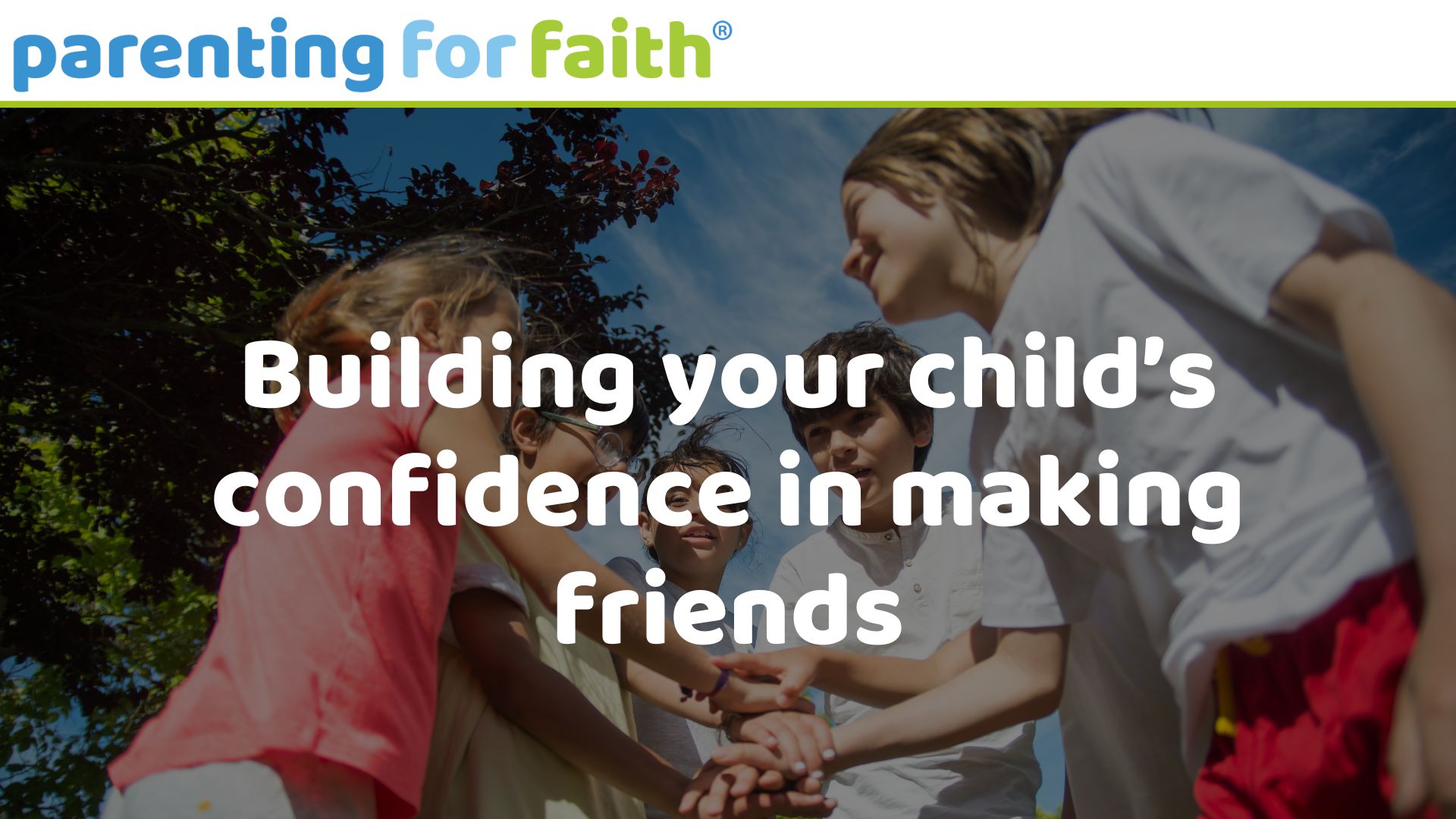 Building your child’s confidence in making friends image credit Kamus Production from Pexels