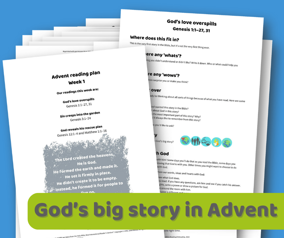 God’s Big Story in Advent, Advent devotional for families