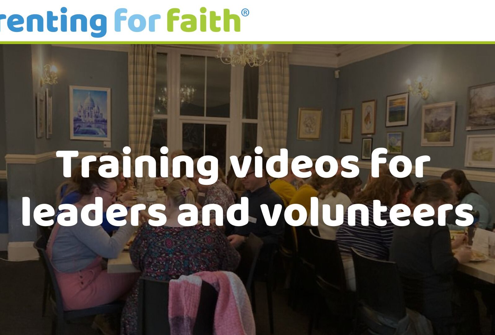 Training videos for leaders and volunteers aspect ratio